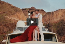 "Весь мир для них двоих" // Греция, Санторини