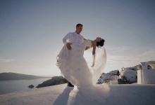 Видеооператор на Санторини, Крит,