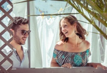 Екатерина и Эфрем. Санторини 2014