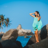 море, Маша и закат