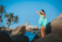 море, Маша и закат