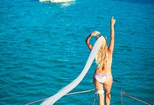 Прогулка на яхте. Сейшельские острова