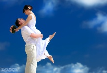 Сейшелы, Елена и Вадим.