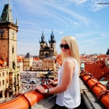 Блондинка в Праге:)