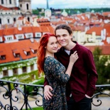 Love story в садах Праги