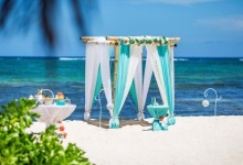 Ксения и Марат, тропическая свадьба на пляже Ла Коста де Амор