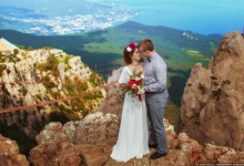 Свадебная фотосессия на г. Ай-Петри