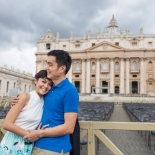 Jennifer and Ho in Rome
