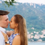 Романтика для Юли и Миши на озере Комо