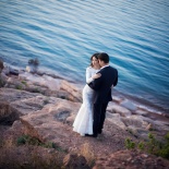 Прекрасные молодожены на Иссык-Куле