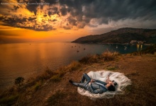 Съемка в лучах заката на Пхукете