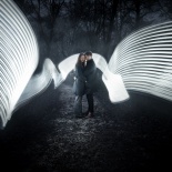 Фантастическая love story с использованием техники рисования светом (light painting)