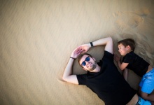 Семейная фотосессия в пустыне