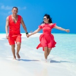 Фотосессия на Солнечном острове на Мальдивах