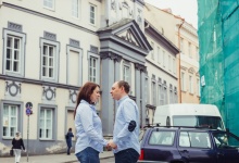 Фотосессия в формате LOVE Story in VILNIUS