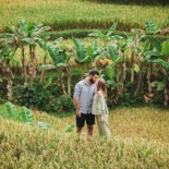 Рисовые террасы и водопад