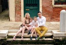 Семейная съемка в Венеции.