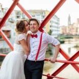 Свадебная прогулка по Жироне