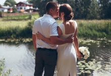 Свадебная фотосессия на природе