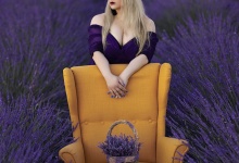 Фотосессия в лавандовом поле в Сербии