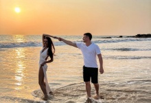 Love story на берегу океана