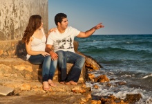 вечерняя прогулка.