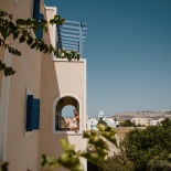 о.Санторини, Витя и Ира.