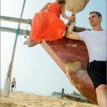 Романтическая фотосессия для Влада и Ольги, Шри-Ланка, Гале, Хиккадува