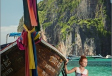 Фотосессия на Мая Бэй, где снимали фильм Пляж. Фотограф в Таиланде. Острова Пхи-Пхи.