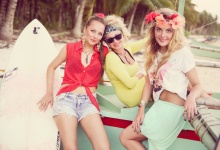 Филиппины --  Солнечный Siargao. Joyful surfers! :)