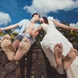 Кристина и Женя, остров Маврикий.