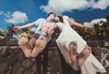 Кристина и Женя, остров Маврикий.