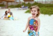 Семейный отдых на море.