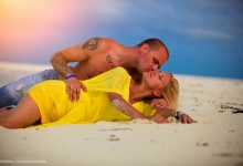 Фотосессия на Мальдивах Вовы и Кати
