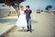 Лена и Паша. Послесвадебная прогулка  на о. Санторини